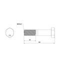 S PERNO TENSOR RANDON 2000 MN  M24
