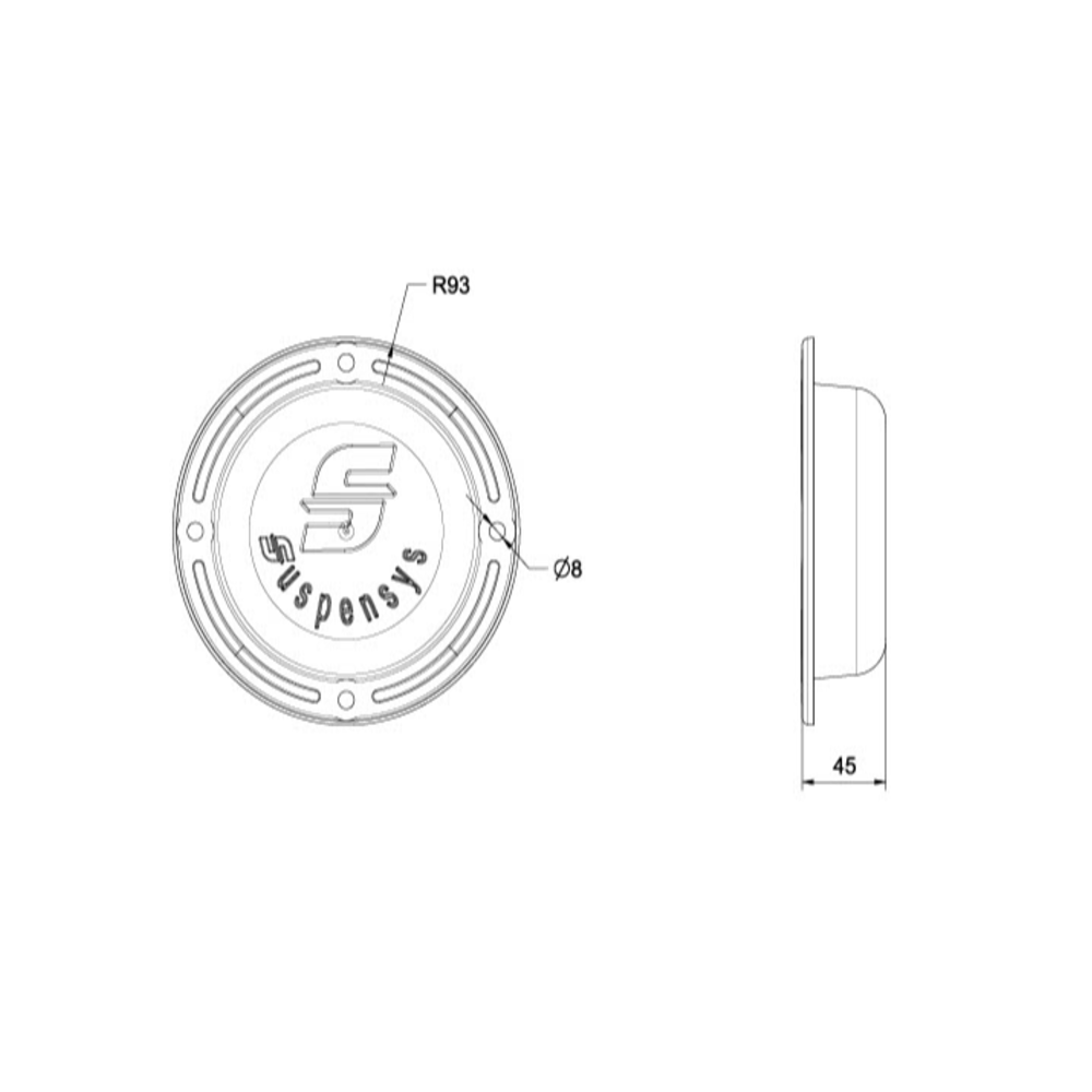 S TAPA MAZA 80/90   4 agujeros