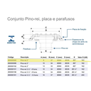 CONJUNTO PERNO REY 2 (MESA 8mm)