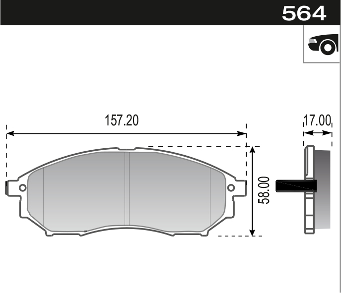 PASTILLA KOLEOS PATHFINDER FRONTIER  157,2x58x17  DEL