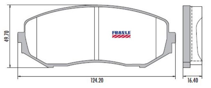 PASTILLA GRAN VITARA  138x55x16,3  DEL