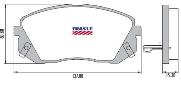 PASTILLA TUCSON  138x61x16,5  DEL