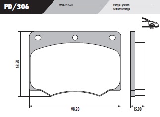 PASTILLA TAUNUS KOMBI GRANDE  98,2x68,7x15  DEL