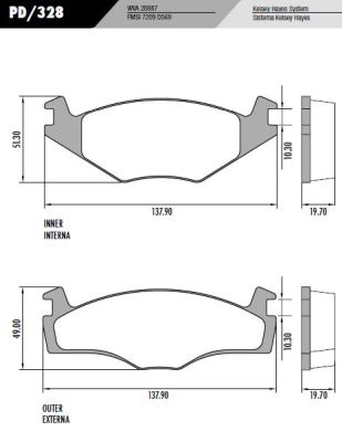 PASTILLA GOLF POLO SOLIDO  138x49x19,7  DEL