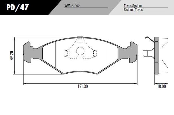 PASTILLA PALIO SIENA UNO  151,3x49,2x18  DEL