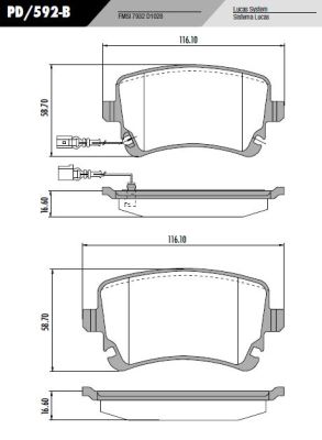 PASTILLA A4 QUATTRO  116x59x16,5  TRAS