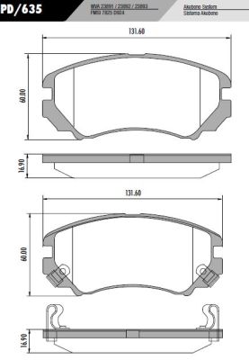 PASTILLA TUCSON SOUL 09/  131,6x60x17  DEL