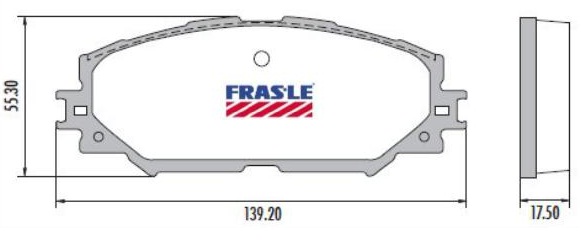 PASTILLA COROLLA RAV4 III  139x55,317,5  DEL