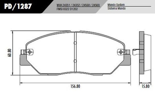 [PD1287] [Frasle] PASTILLA CARNIVAL  156,8x60,8x15,8  D