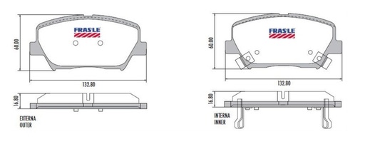 [PD1343] [Frasle] PASTILLA SORENTO 11/  133x60x17  DEL