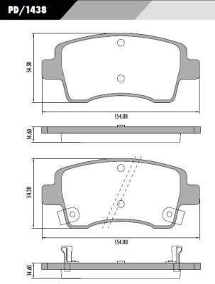 [PD1438] [Frasle] PASTILLA ETIOS  123x54,5x15  DEL