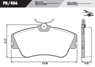 [PD406] [Frasle] PASTILLA TRANSPORTER 14"  130x52x18  DEL
