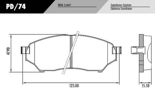 [PD74] [Frasle] PASTILLA MONTERO 01/07  123x48x15,5  DEL