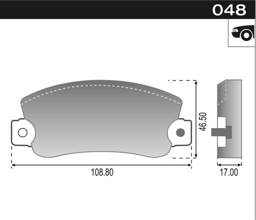 [12017] [Durbloc] PASTILLA REGATA 85>  108,8x47,5x14  DEL