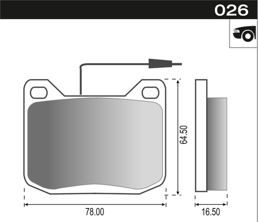 [12042] [Durbloc] PASTILLA 504 GR 505 PICK UP RURAL  78x64,5x16,7  DEL