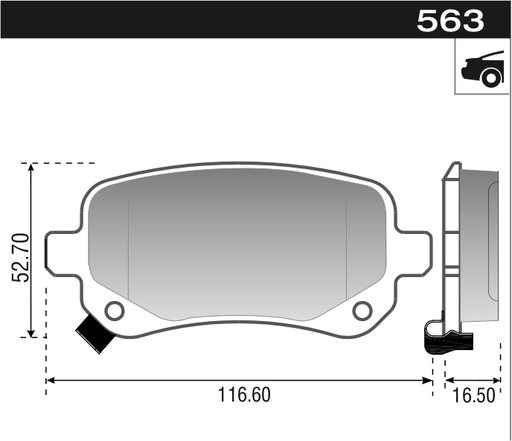 [12963M] [Durbloc] PASTILLA DUSTER JOURNEY  116,8x52,7x16,9  TRAS